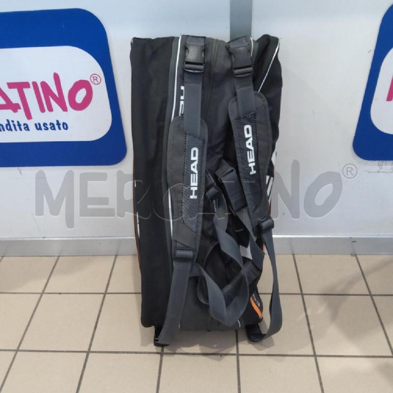 BORSA TENNIS DOPPIA HEAD NERA | Mercatino dell'Usato San maurizio canavese 2