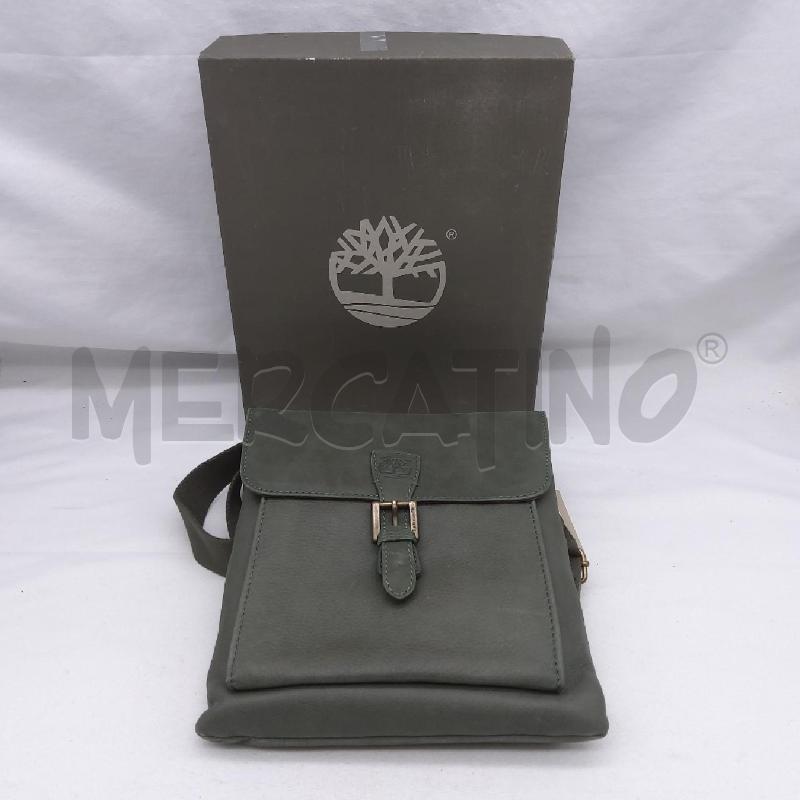 BORSELLO TIMBERLAND VERA PELLE VERDE  | Mercatino dell'Usato San maurizio canavese 1
