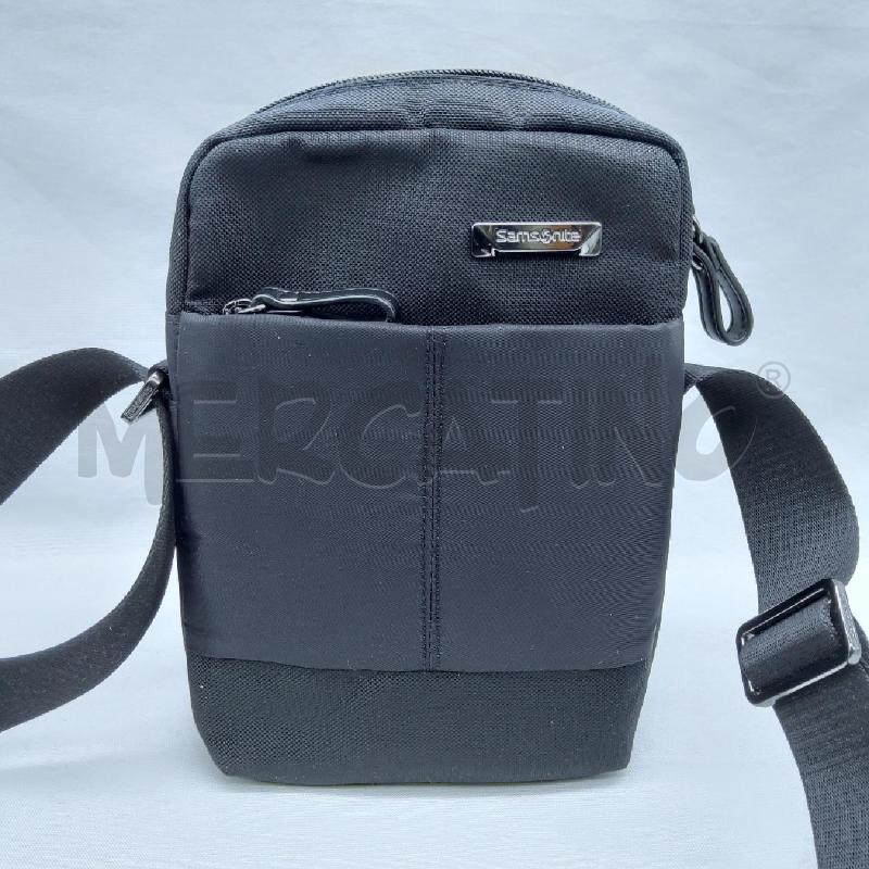 BORSELLO UOMO SAMSONITE NERO TESSUTO  | Mercatino dell'Usato San maurizio canavese 1