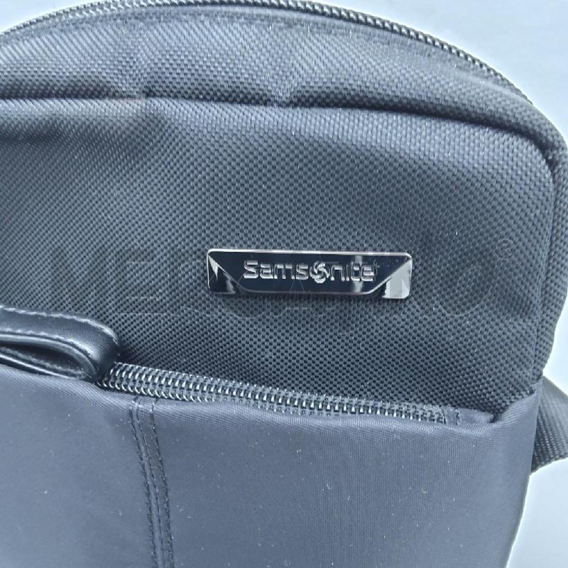 BORSELLO UOMO SAMSONITE NERO TESSUTO  | Mercatino dell'Usato San maurizio canavese 2