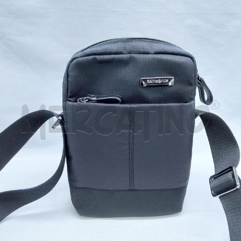 BORSELLO UOMO SAMSONITE NERO TESSUTO  | Mercatino dell'Usato San maurizio canavese 3