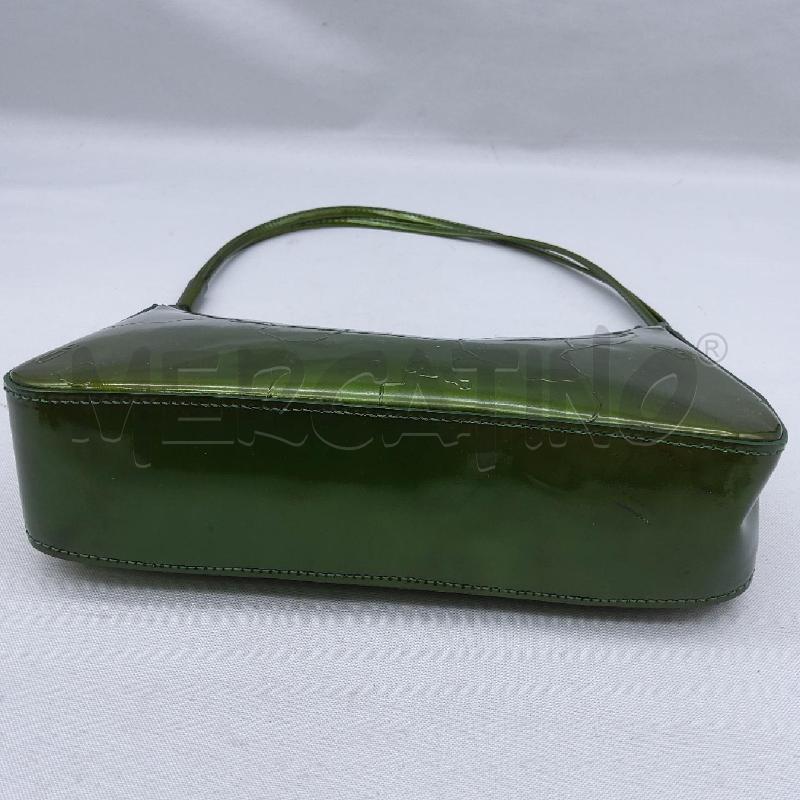 BORSETTA ALVIERO MARTINI VERDE OLIVA CANGIANTE | Mercatino dell'Usato San maurizio canavese 3