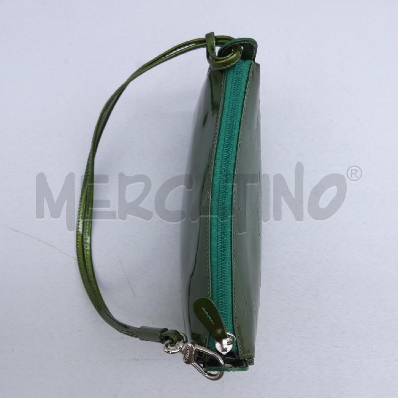 BORSETTA ALVIERO MARTINI VERDE OLIVA CANGIANTE | Mercatino dell'Usato San maurizio canavese 5
