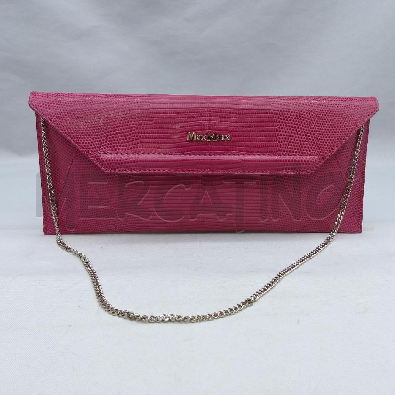 BORSETTA BAGUETTE FUCSIA MAX MARA CATENELLA | Mercatino dell'Usato San maurizio canavese 1