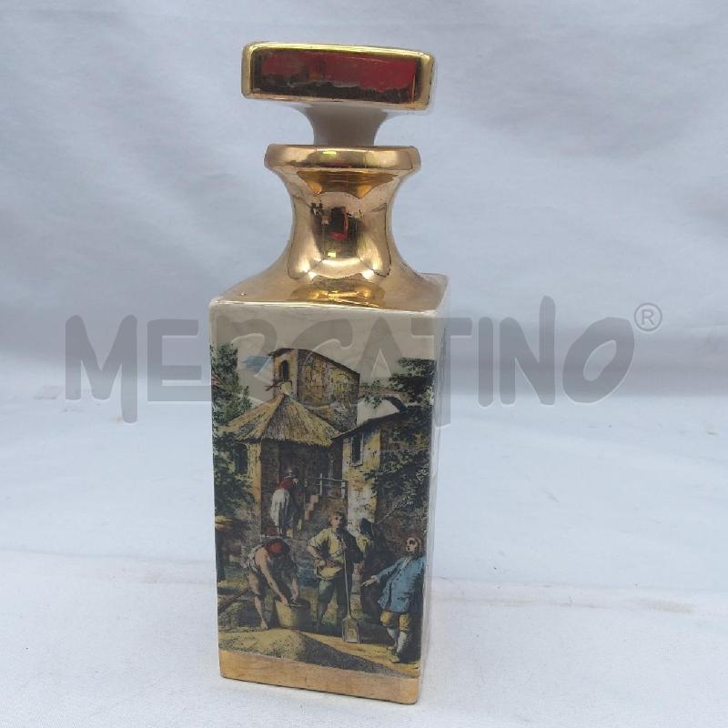 BOTTIGLIA CERAMICA ARTISTICA SSF ITALY SCENA POPOLARE CAMPANIA | Mercatino dell'Usato San maurizio canavese 1