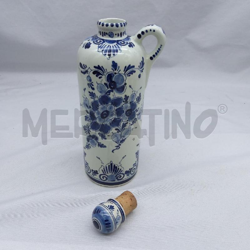 BOTTIGLIA CERAMICA OLIO DELFTS BLAUWN MADE IN HOLLAND REGINA | Mercatino dell'Usato San maurizio canavese 2
