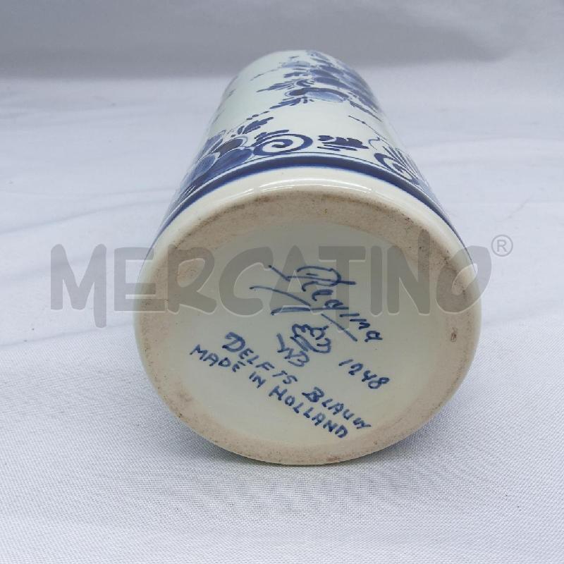 BOTTIGLIA CERAMICA OLIO DELFTS BLAUWN MADE IN HOLLAND REGINA | Mercatino dell'Usato San maurizio canavese 3