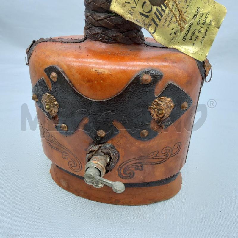 BOTTIGLIA COLLEZ LACRIMA CHRISTI RIVESTITA PELLE ARANCIO | Mercatino dell'Usato San maurizio canavese 2