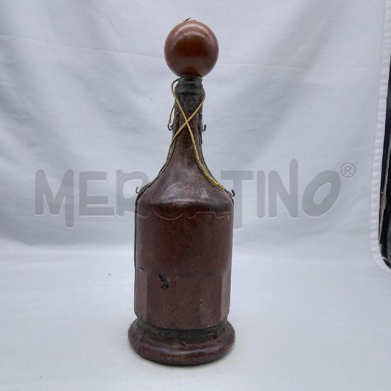 BOTTIGLIA COLLEZ RIVESTITA PELLE DECORATA  | Mercatino dell'Usato San maurizio canavese 4