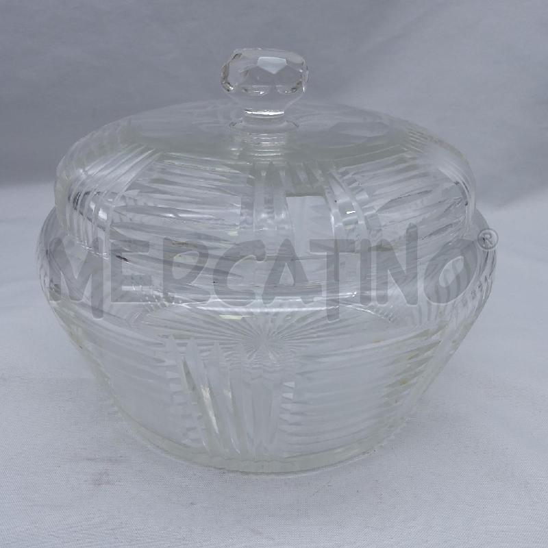 BOWL CRISTALLO CON COPERCHIO PER PUNCH | Mercatino dell'Usato San maurizio canavese 1