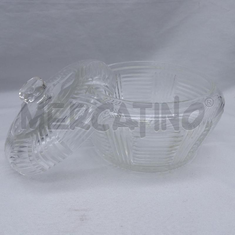 BOWL CRISTALLO CON COPERCHIO PER PUNCH | Mercatino dell'Usato San maurizio canavese 3