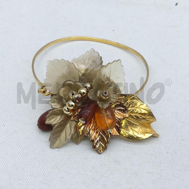 BRACCIALE ENNY FIORE DORATO  | Mercatino dell'Usato San maurizio canavese 2