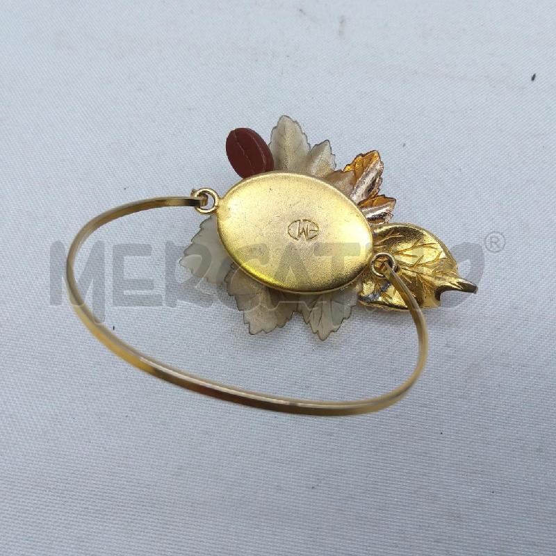 BRACCIALE ENNY FIORE DORATO  | Mercatino dell'Usato San maurizio canavese 3