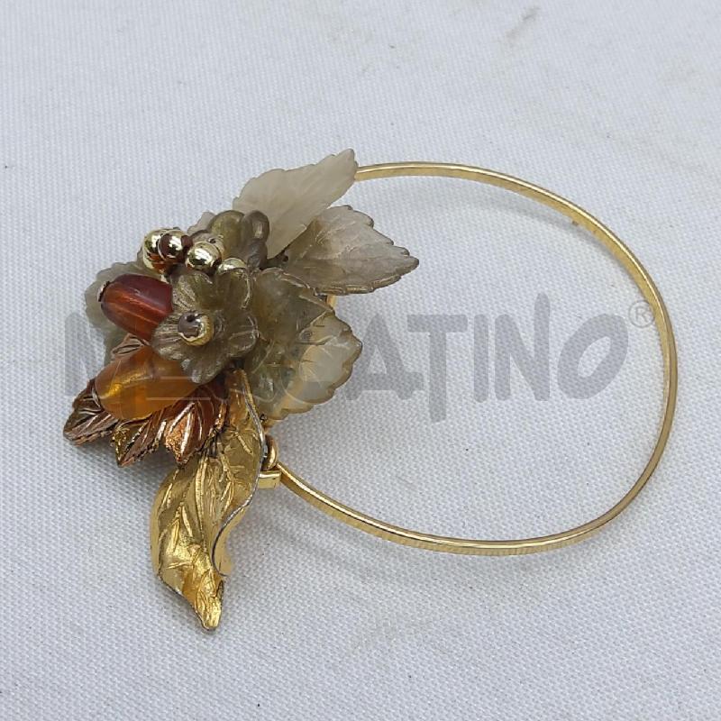 BRACCIALE ENNY FIORE DORATO  | Mercatino dell'Usato San maurizio canavese 4