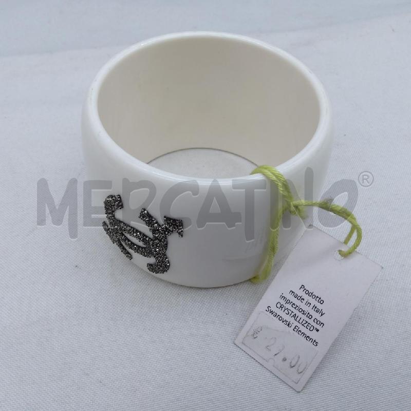 BRACCIALE RIGIDO BCO SIMBOLI CRISTALLI  | Mercatino dell'Usato San maurizio canavese 2