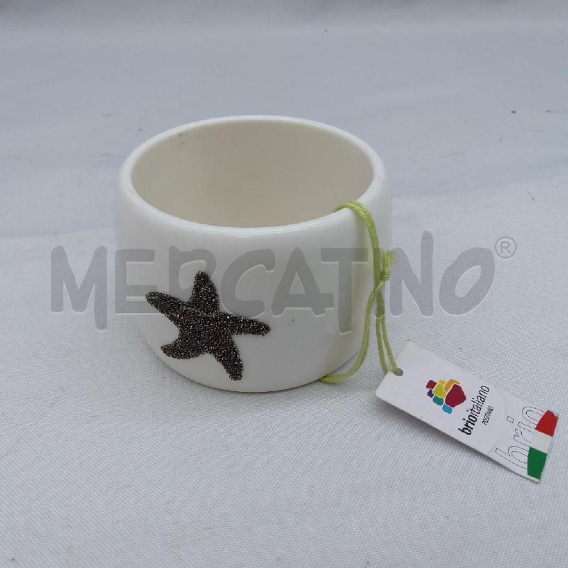 BRACCIALE RIGIDO BCO STELLA MARINA CRSTALLI | Mercatino dell'Usato San maurizio canavese 1