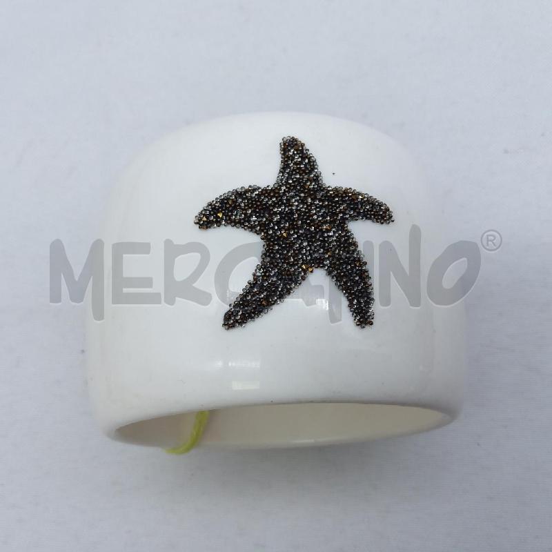BRACCIALE RIGIDO BCO STELLA MARINA CRSTALLI | Mercatino dell'Usato San maurizio canavese 4