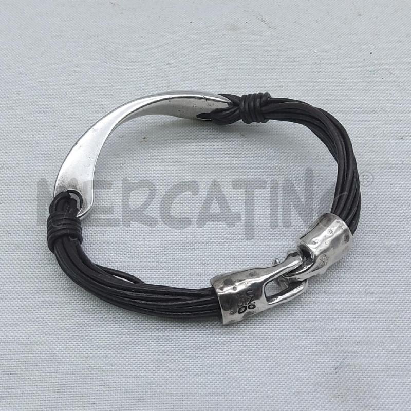 BRACCIALE U UNO DE 50 GIRI IN CUOIO  | Mercatino dell'Usato San maurizio canavese 3