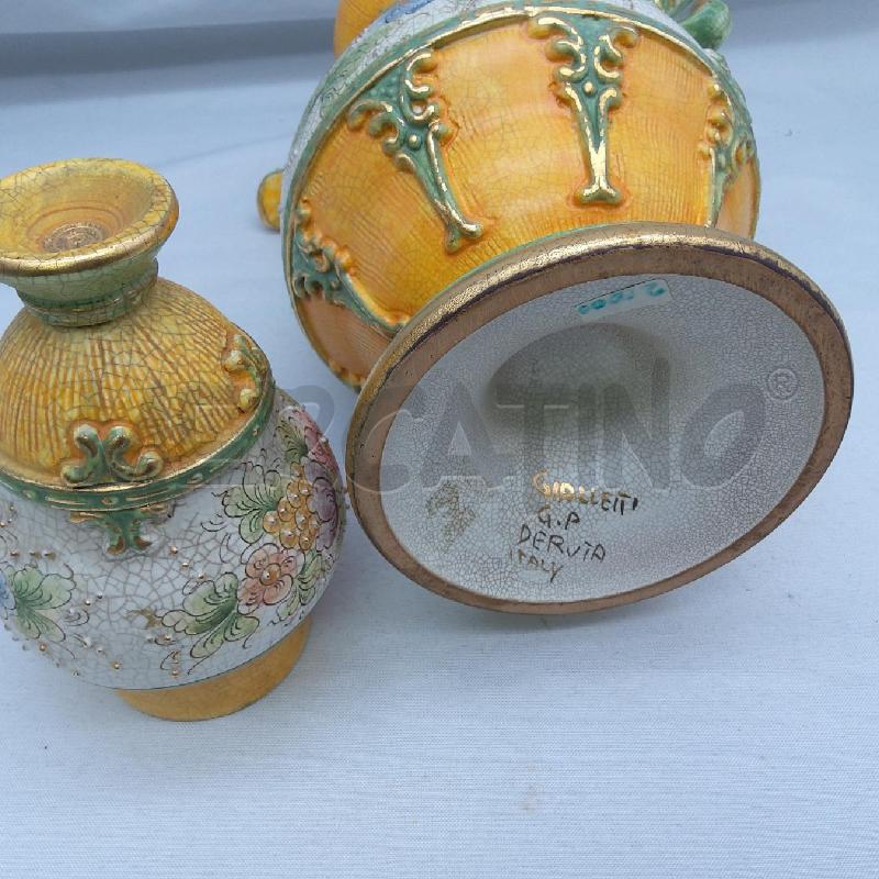BROCCA DERUTA VERDINO ORO DECORO FIORI | Mercatino dell'Usato San maurizio canavese 4