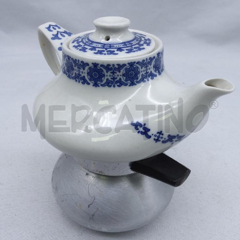 CAFFETTIERA BRICCO CERAMICA BIANCO BLU | Mercatino dell'Usato San maurizio canavese 3