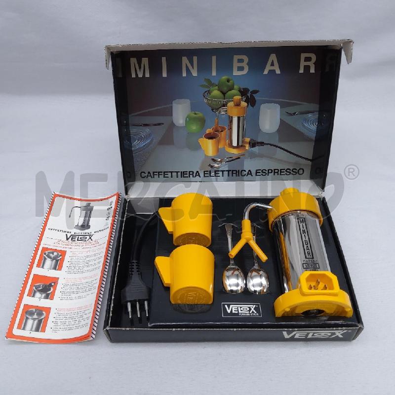 CAFFETTIERA ELETTRICA MINIBAR VELOX GIALLO | Mercatino dell'Usato San maurizio canavese 1