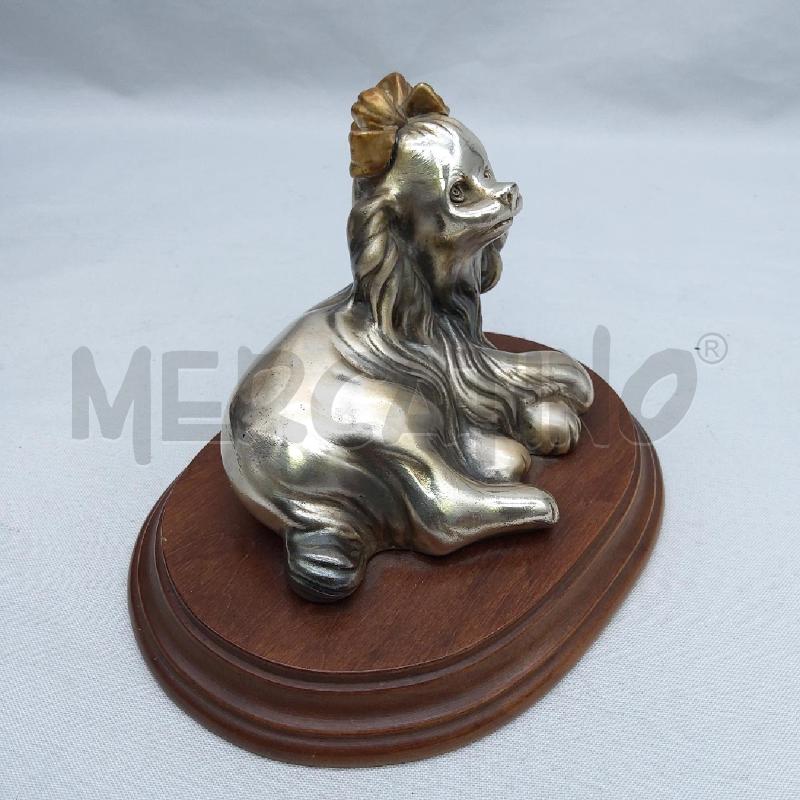 CAGNOLINO CON FIOCCO LAMINATO BASE LEGNO OVALE | Mercatino dell'Usato San maurizio canavese 2