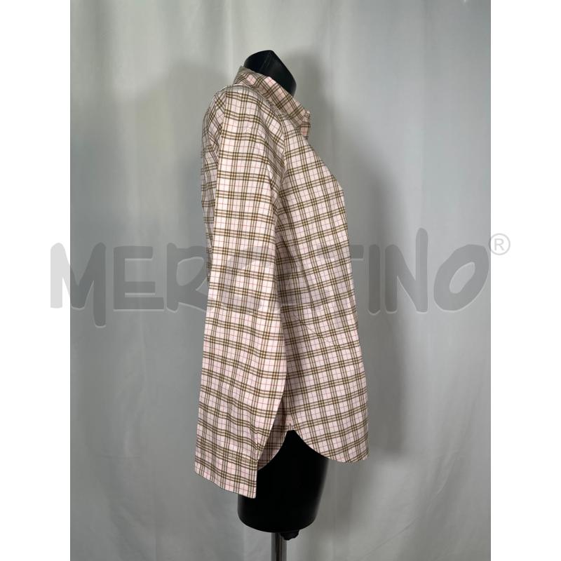 CAMICIA DONNA BURBERRY ROSA RIGHE BEIGE  | Mercatino dell'Usato San maurizio canavese 2