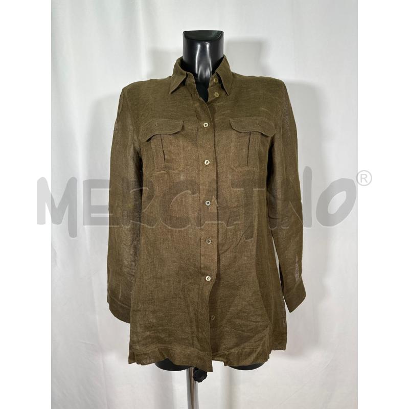 CAMICIA DONNA MARELLA LINO VERDE  | Mercatino dell'Usato San maurizio canavese 1
