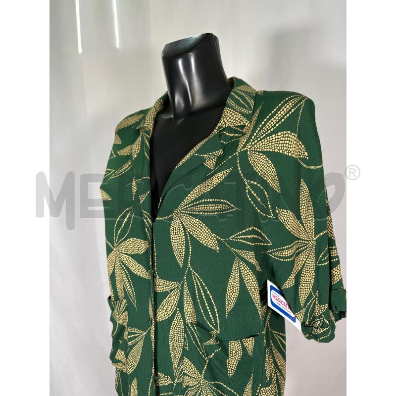 CAMICIETTA D MANGO VERDE FOGLIE  | Mercatino dell'Usato San maurizio canavese 4