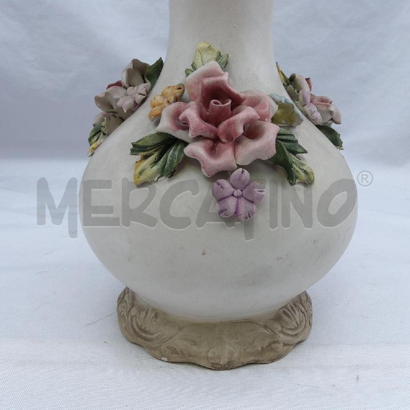 CAPODIMONTE VASO PANCIUTO SMERLATO ROSELLINE | Mercatino dell'Usato San maurizio canavese 2