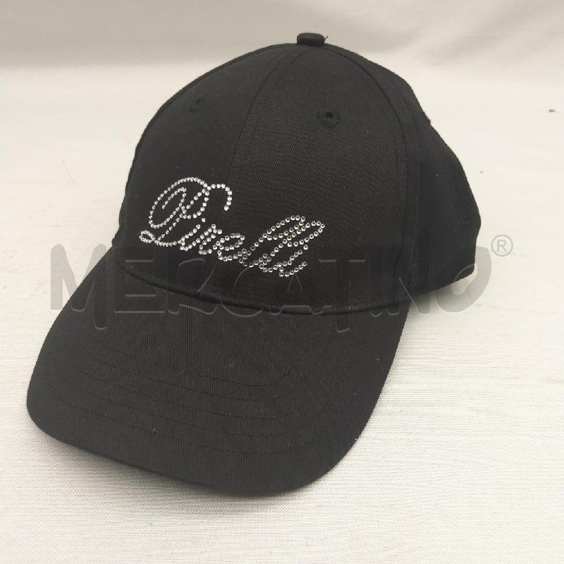 CAPPELLO PIRELLI NERO LOGO STRASS | Mercatino dell'Usato San maurizio canavese 1