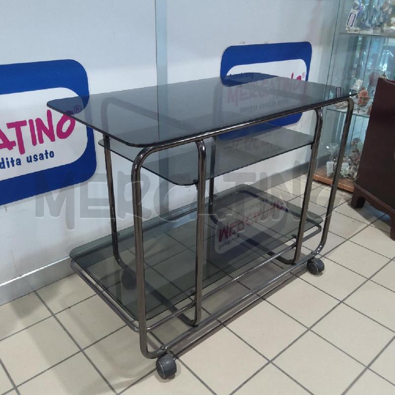 CARRELLO PORTA TV 3 PIANI VETRO | Mercatino dell'Usato San maurizio canavese 2