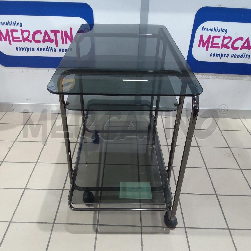 CARRELLO PORTA TV 3 PIANI VETRO | Mercatino dell'Usato San maurizio canavese 3
