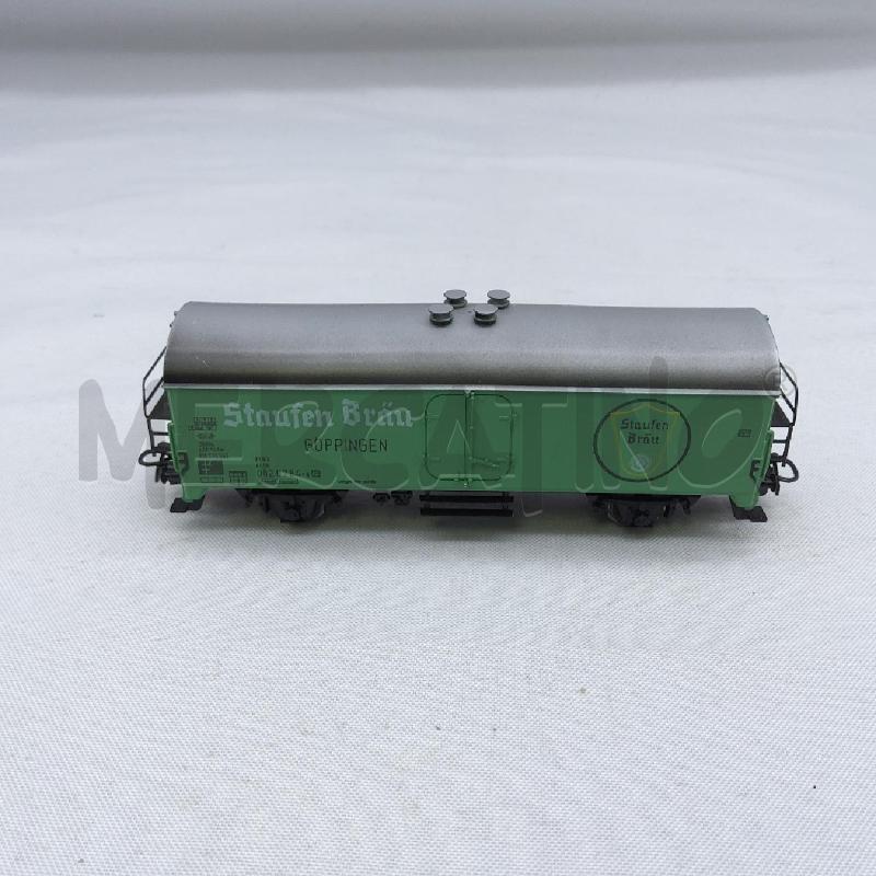CARRO MERCI MARKLIN 2 ASSI VERDE STAUFEN BRAU | Mercatino dell'Usato San maurizio canavese 1
