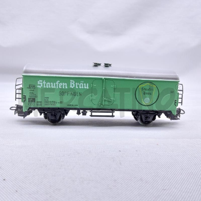 CARRO MERCI MARKLIN 2 ASSI VERDE STAUFEN BRAU | Mercatino dell'Usato San maurizio canavese 2