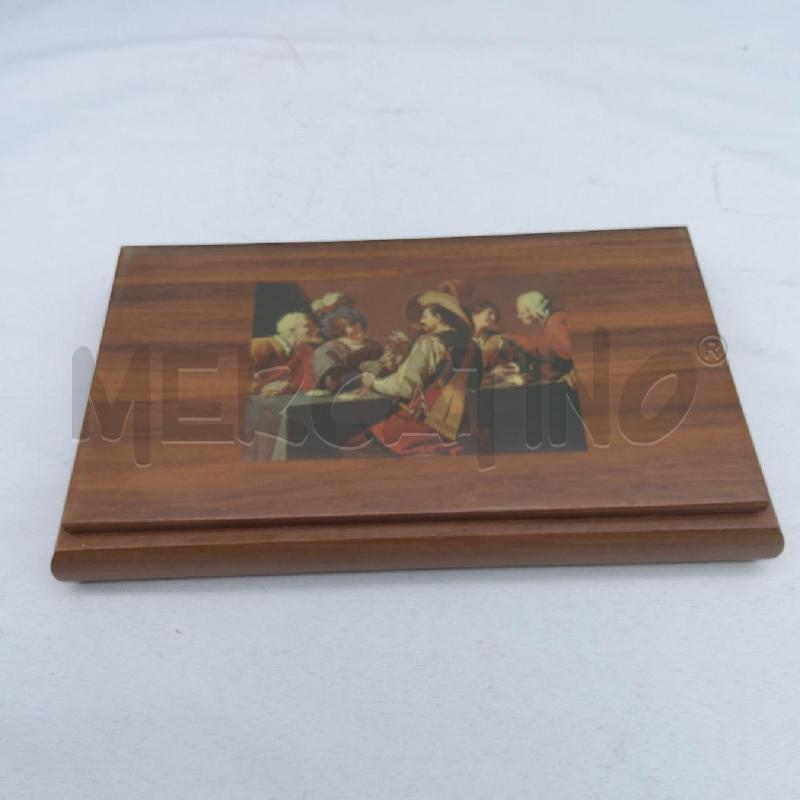 CARTE DA GIOCO COFANETTO LEGNO E FISH | Mercatino dell'Usato San maurizio canavese 1