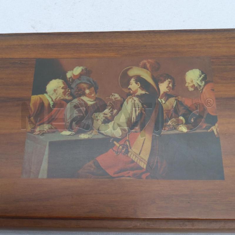 CARTE DA GIOCO COFANETTO LEGNO E FISH | Mercatino dell'Usato San maurizio canavese 2