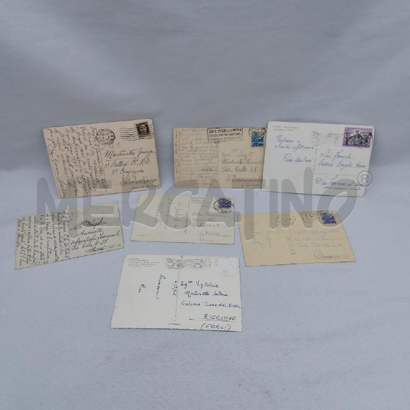 CARTOLINE PZ. 7 TORINO VIAGGIATE ANNI 40/50 | Mercatino dell'Usato San maurizio canavese 4