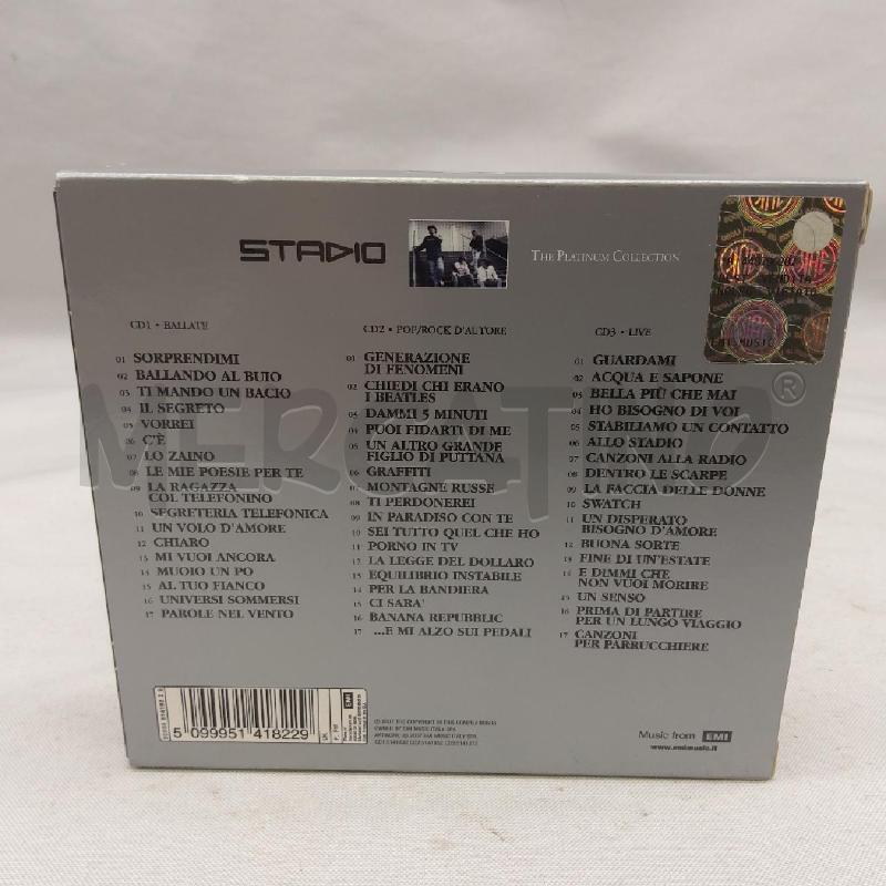 CD STADIO THE PLATINUM COLLECTION 3 CD | Mercatino dell'Usato San maurizio canavese 2