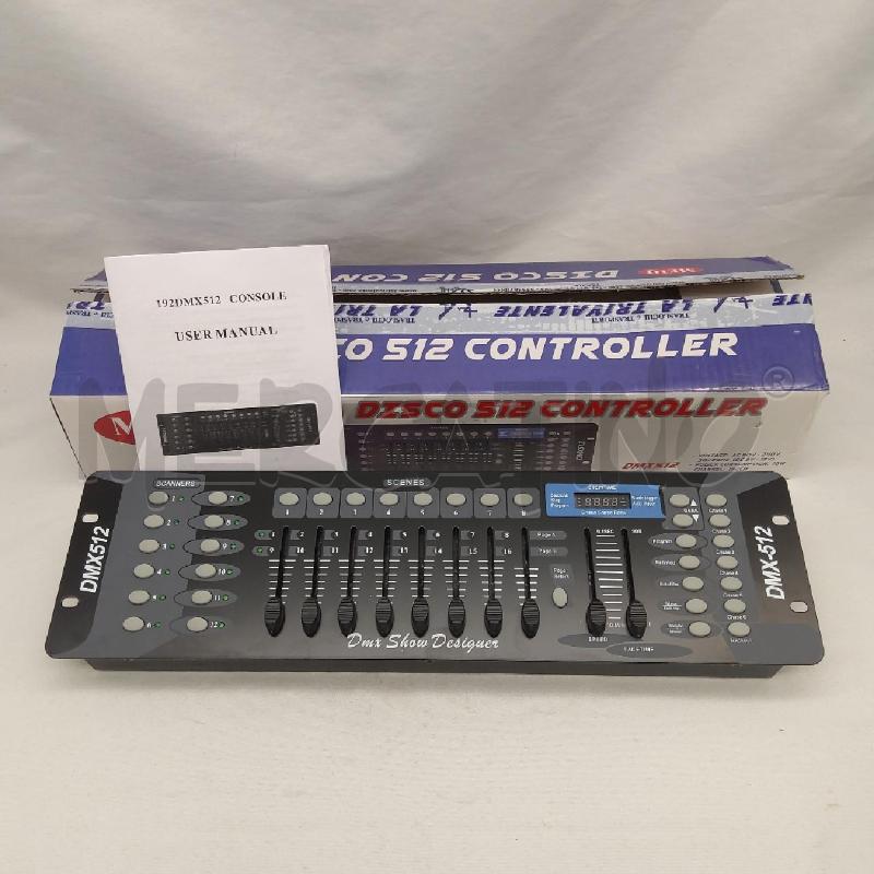CENTRALINA PER LUCI DISCO 512 CONTROLLER | Mercatino dell'Usato San maurizio canavese 1