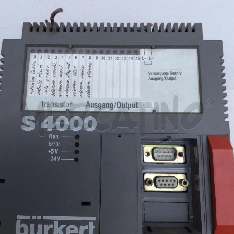 CENTRALINA PLC PROGRAMMABILE BURKERT S 4000 | Mercatino dell'Usato San maurizio canavese 3