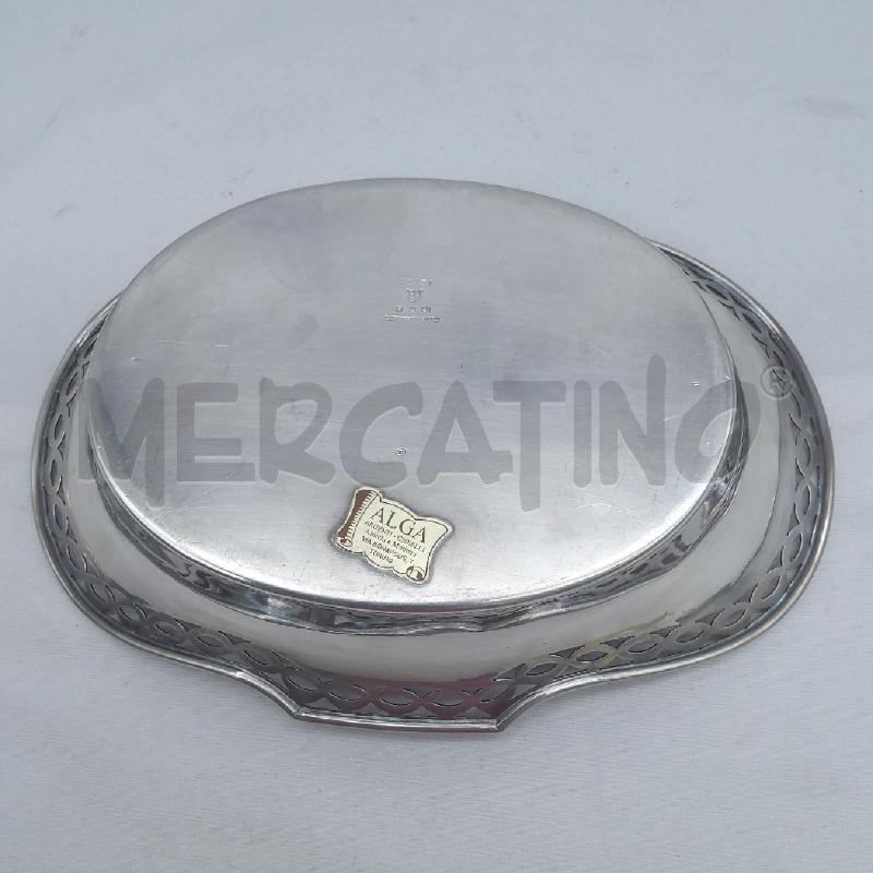CENTROTAVOLA OVALE ELKINGTON PLATE TRAFORO | Mercatino dell'Usato San maurizio canavese 4