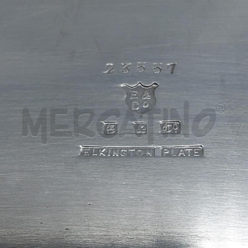 CENTROTAVOLA OVALE ELKINGTON PLATE TRAFORO | Mercatino dell'Usato San maurizio canavese 5