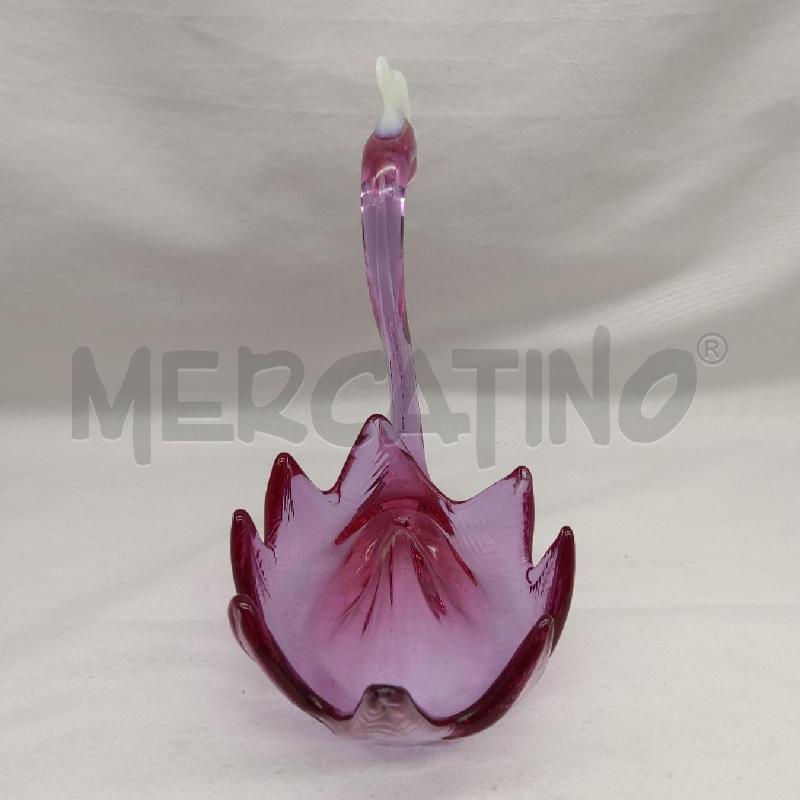 CENTROTAVOLA VETRO CIGNO ROSA CIOTOLA | Mercatino dell'Usato San maurizio canavese 4