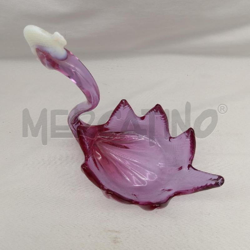 CENTROTAVOLA VETRO CIGNO ROSA CIOTOLA | Mercatino dell'Usato San maurizio canavese 5