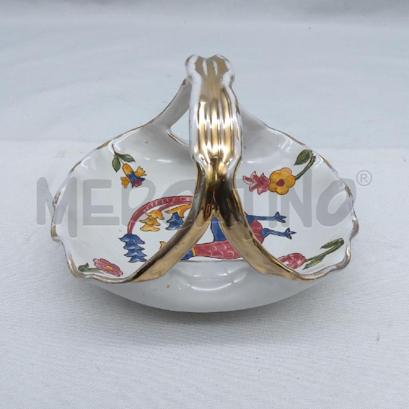 CESTINETTO CERAMICA GRAZIE DERUTA GALLETTO | Mercatino dell'Usato San maurizio canavese 3