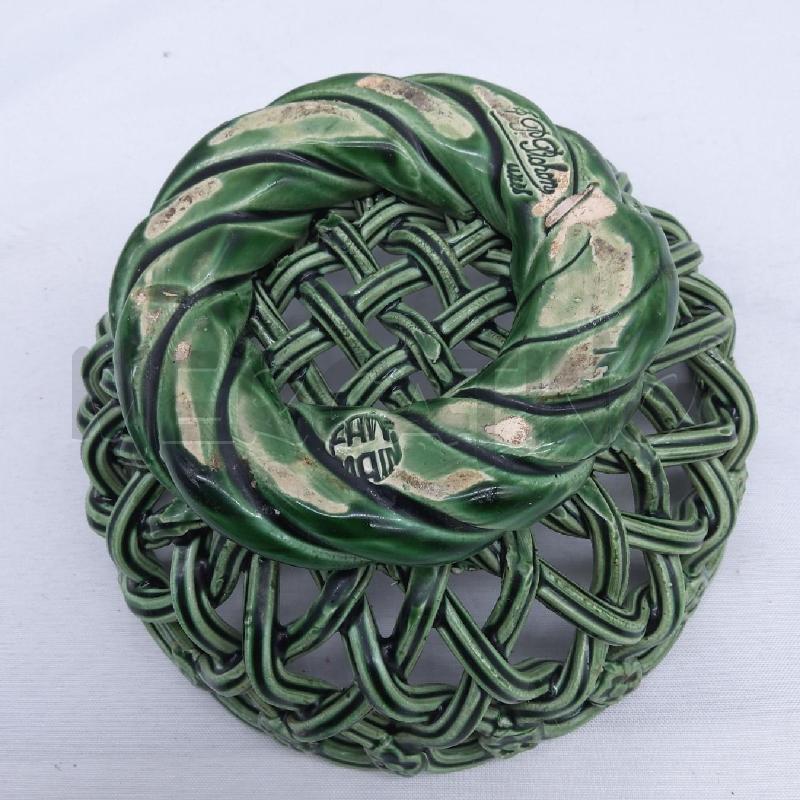 CESTO CERAMICA MAISON PICHON UZES VERDE | Mercatino dell'Usato San maurizio canavese 4