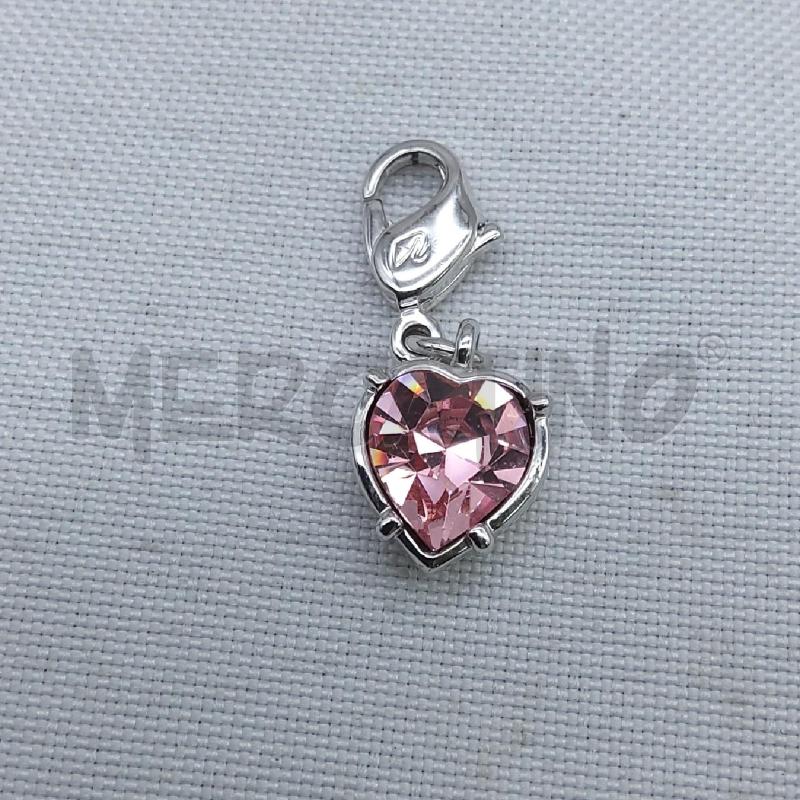 CIONDOLO SWAROVSKI CUORE ROSA  | Mercatino dell'Usato San maurizio canavese 1