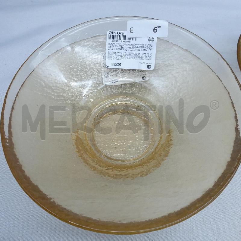 CIOTOLE PZ. 8 ZARAHOME VETRO GIALLINO | Mercatino dell'Usato San maurizio canavese 4