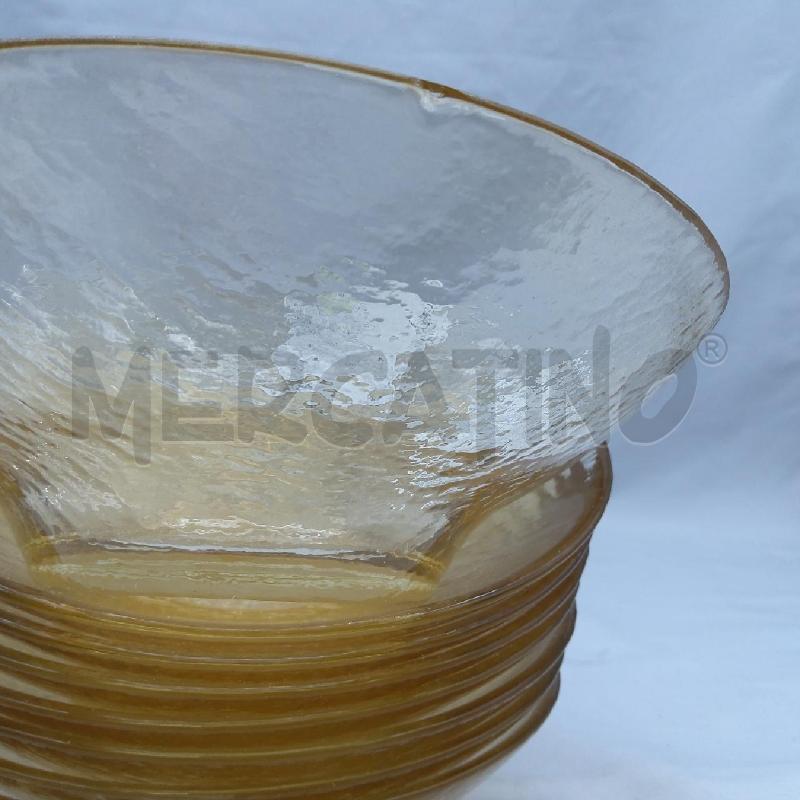 CIOTOLE PZ. 8 ZARAHOME VETRO GIALLINO | Mercatino dell'Usato San maurizio canavese 5